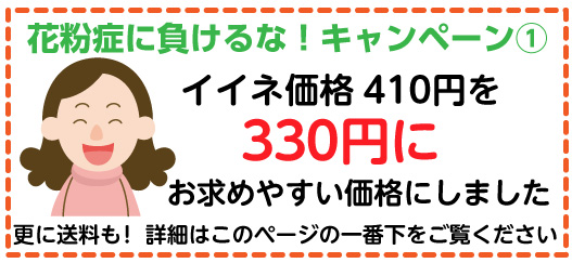 ゼオライトマスク330円