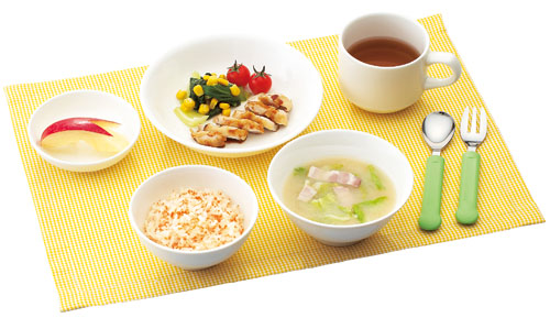 子ども用食器無地ホワイト
