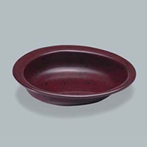 画像2: 中皿（自助食器）小豆梨地 (2)