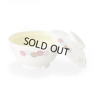 画像1: 飯椀（ポリプロピレン製）玉霞 内緑 (1)