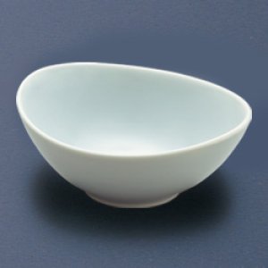画像1: 楕円小鉢（有田焼）青磁 (1)