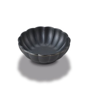 画像1: 小鉢(メラミン製) 黒マット (1)