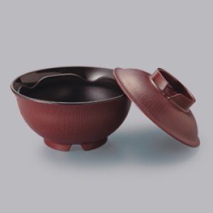 画像2: 汁椀（ポリプロピレン製）溜内黒 (2)