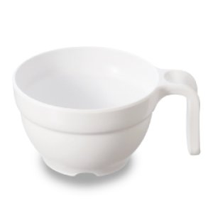 画像1: スープカップ（メラミン製）白雪 (1)