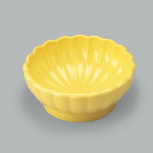 画像2: 菊花小鉢（メラミン製）菜の花 (2)