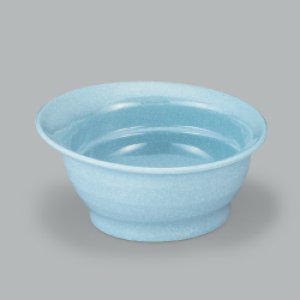 画像2: 傾斜丸小鉢(メラミン製)空※すべり止め加工付き (2)