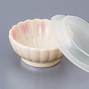 画像2: 菊花小鉢(メラミン製)無垢絵付※すべり止め加工付き (2)